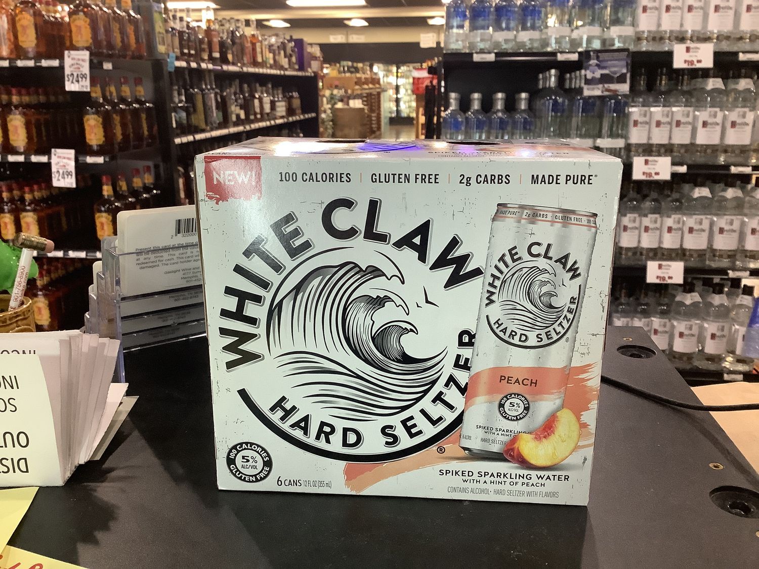 WHITE CLAW PEACH, 6PK