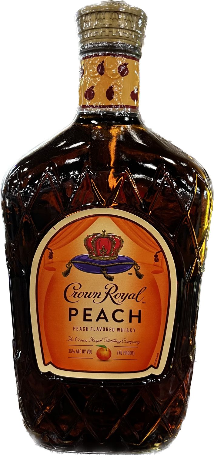 CROWN ROYAL PEACH WHISKY, 1.75L
