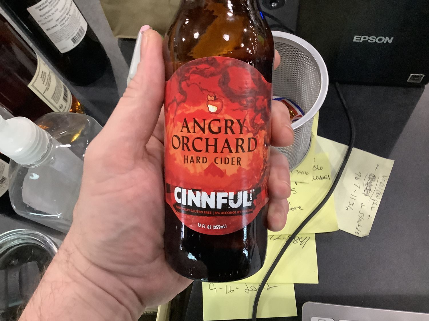 ANGRY ORCHARD CINNFUL HARD CIDER 12OZ BOTTLE