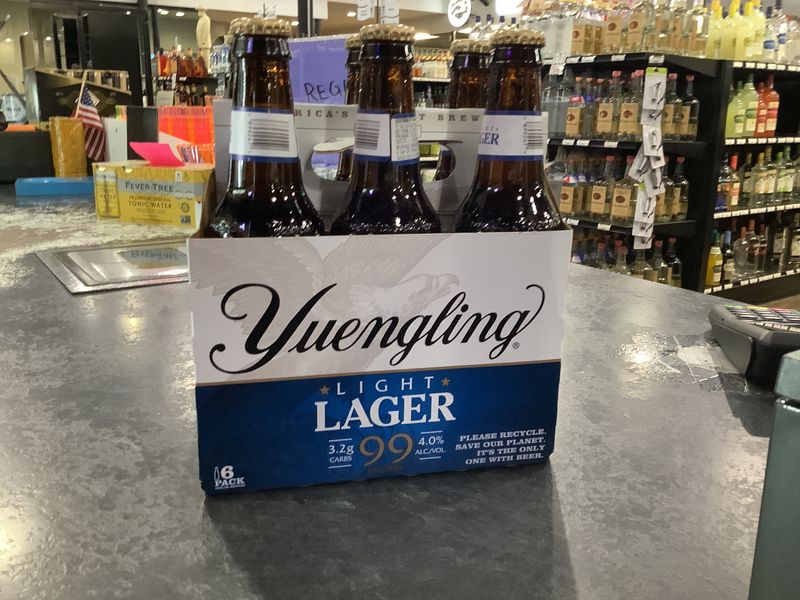 YUENGLING LIGHT LAGER, 6PK BTL