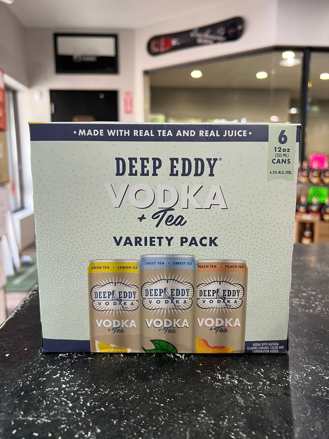 6PK, DEEP EDDY CANS VODKA + TEA VARIETY PACK