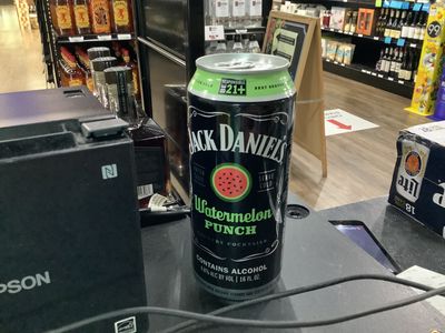 JACK DANIEL'S WATERMELON PUNCH, 16OZ CAN