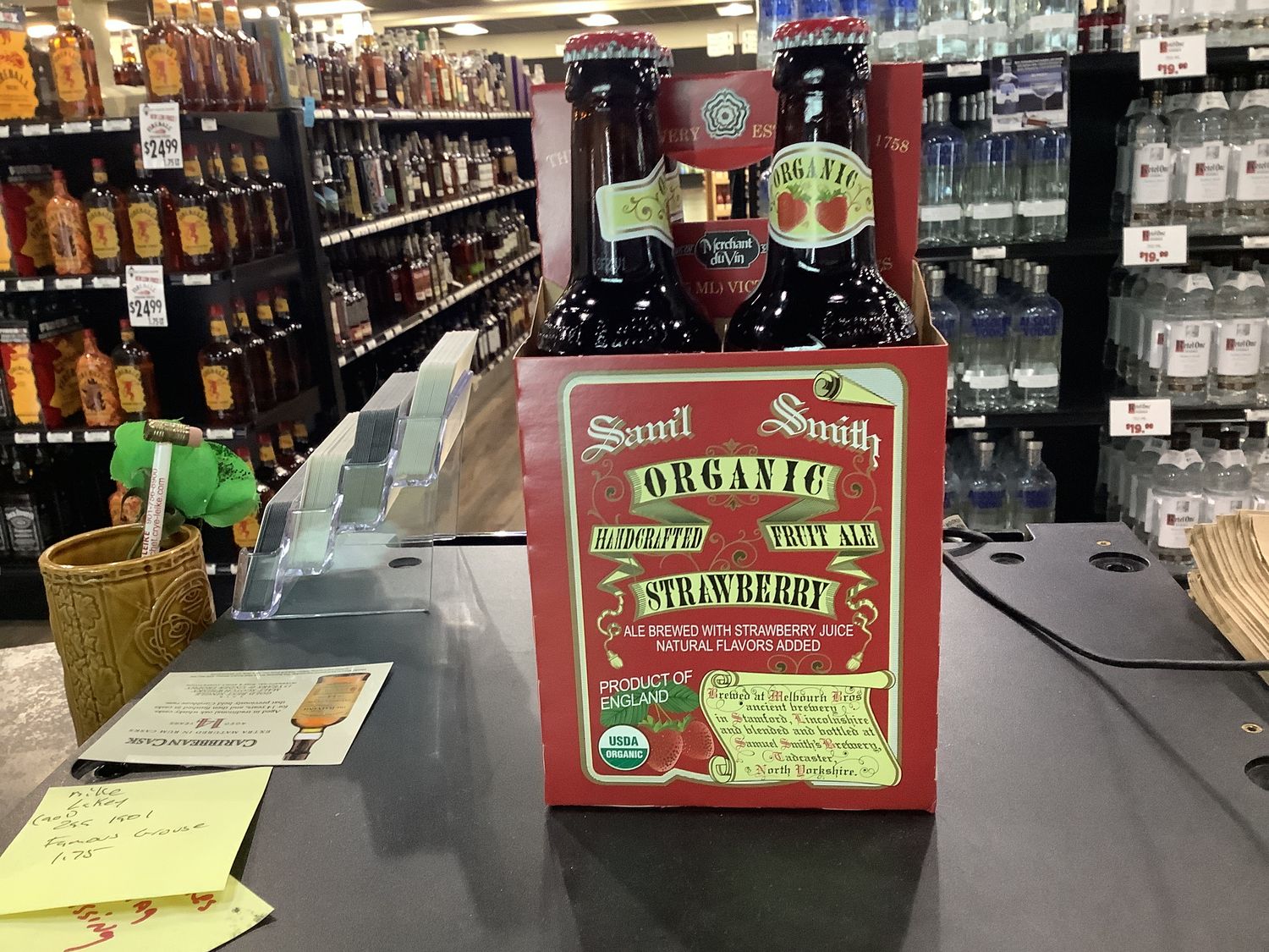 SAMUEL SMITH ORGANIC STRAWBERRY ALE 4 PACK