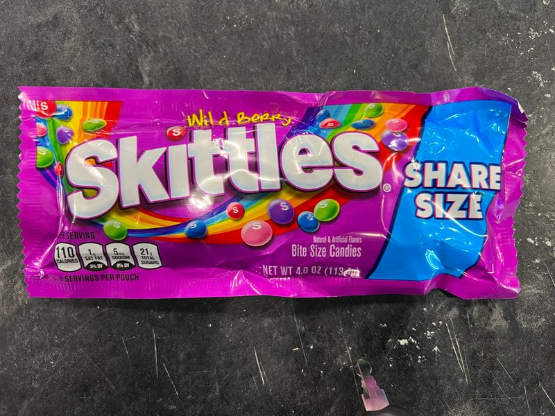 SKITTLES WILD BERRY, 4OZ