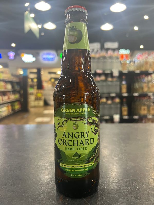 ANGRY ORCHARD GREEN APPLE, 12OZ BTL
