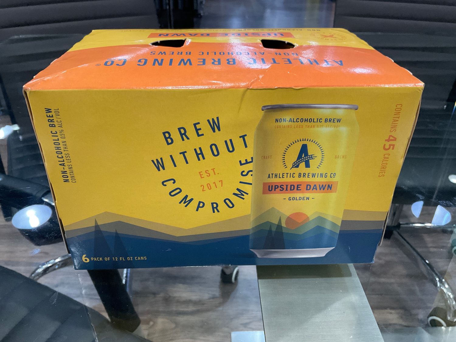 ATHLETIC BREWING UPSIDE DAWN N/A CAN, 6PK