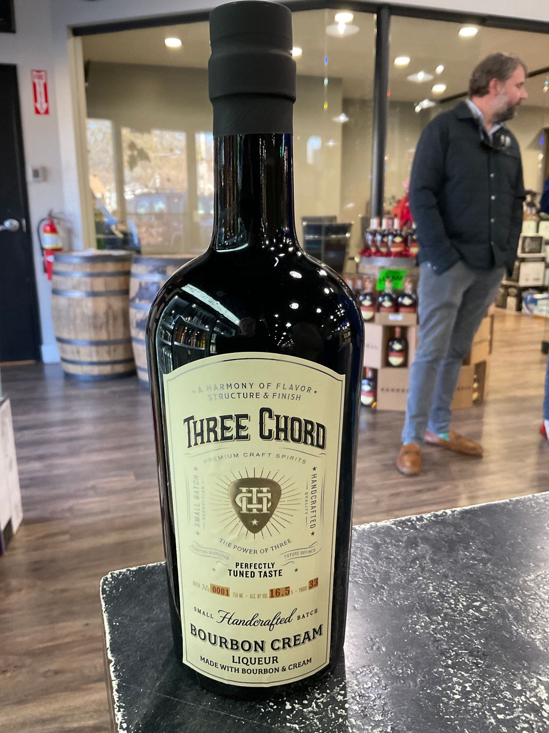 THREE CHORD BOURBON CREAM, 750ML