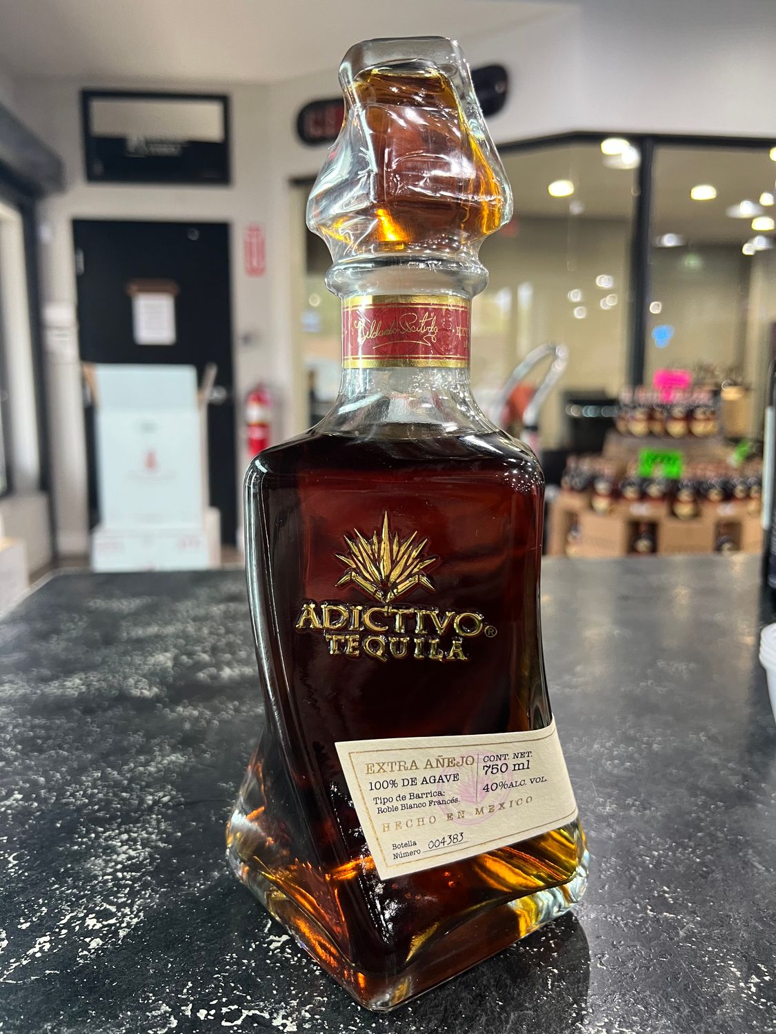 ADICTIVO EXTRA ANEJO TEQUILA, 750ML