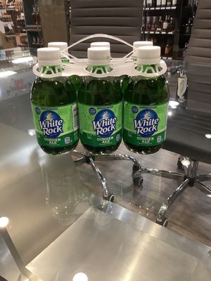 WHITE ROCK GINGER ALE, 6 PACK