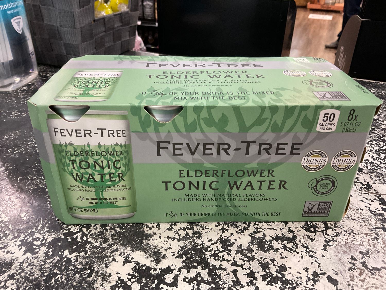 FEVER TREE ELDERFLOWER TONIC, 8PK CAN