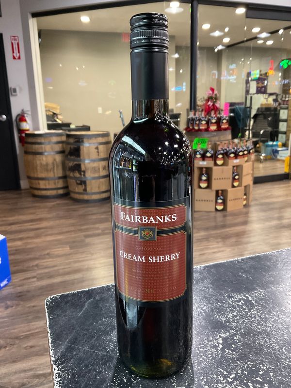 FAIRBANKS CREAM SHERRY, 750ML