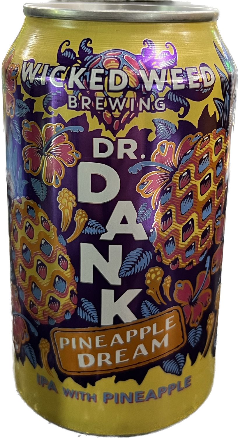 WICKED WEED DR. DANK PINEAPPLE DREAM IPA, 12OZ SINGLE