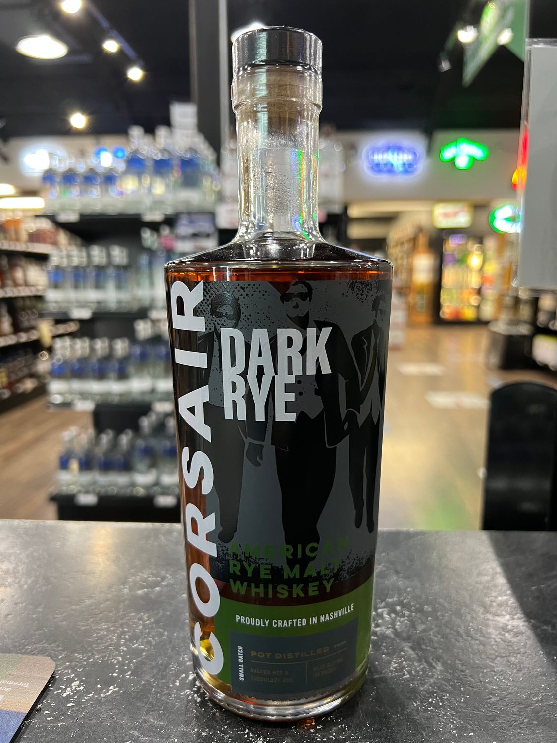 CORSAIR DARK RYE WHISKEY, 750ML