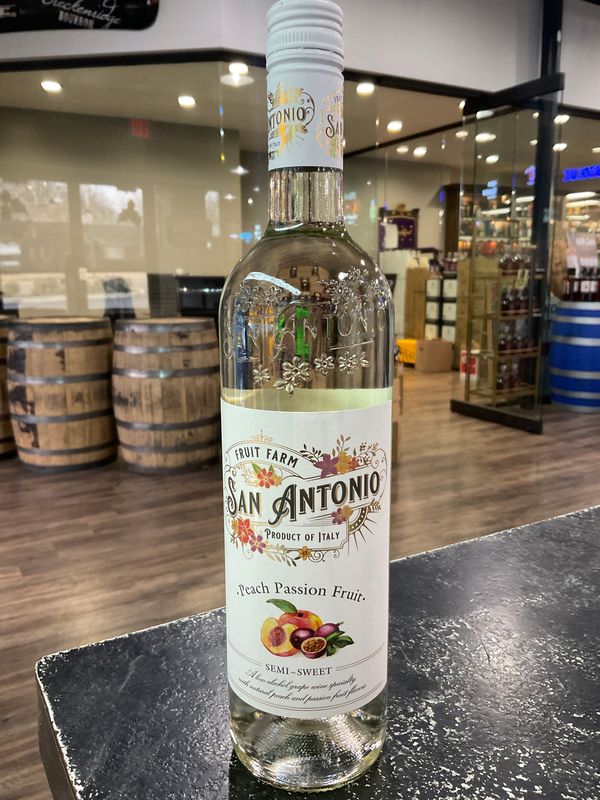 SAN ANTONIO FRUIT FARM PEACH PASSIONFRUIT, 750ML