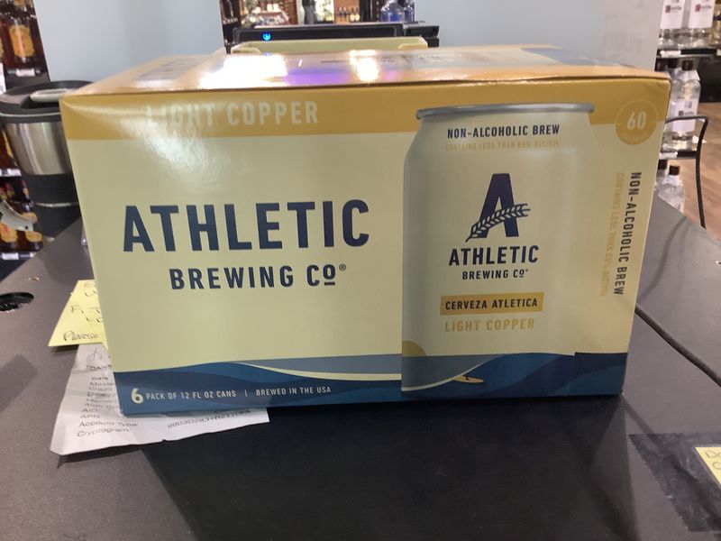 6PK, ATHLETIC CERVAZA BREWING LIGHT COPPPER N/A CAN