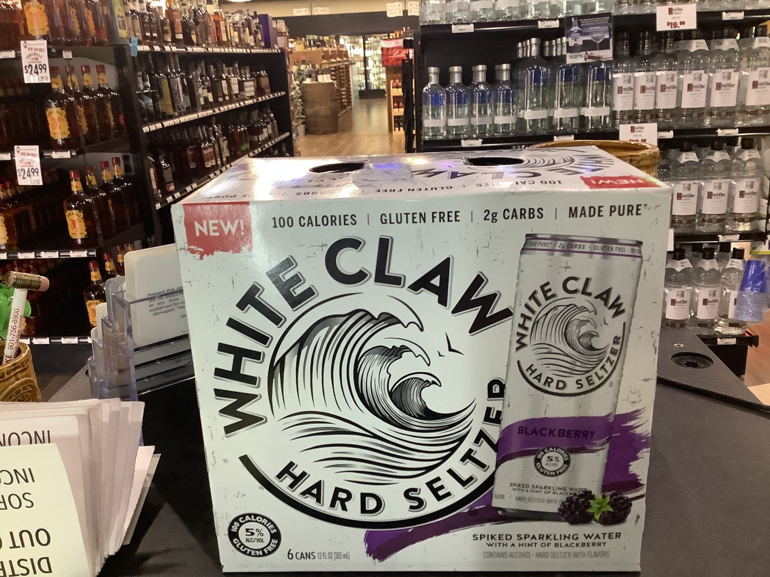 WHITE CLAW BLACKBERRY, 6PK
