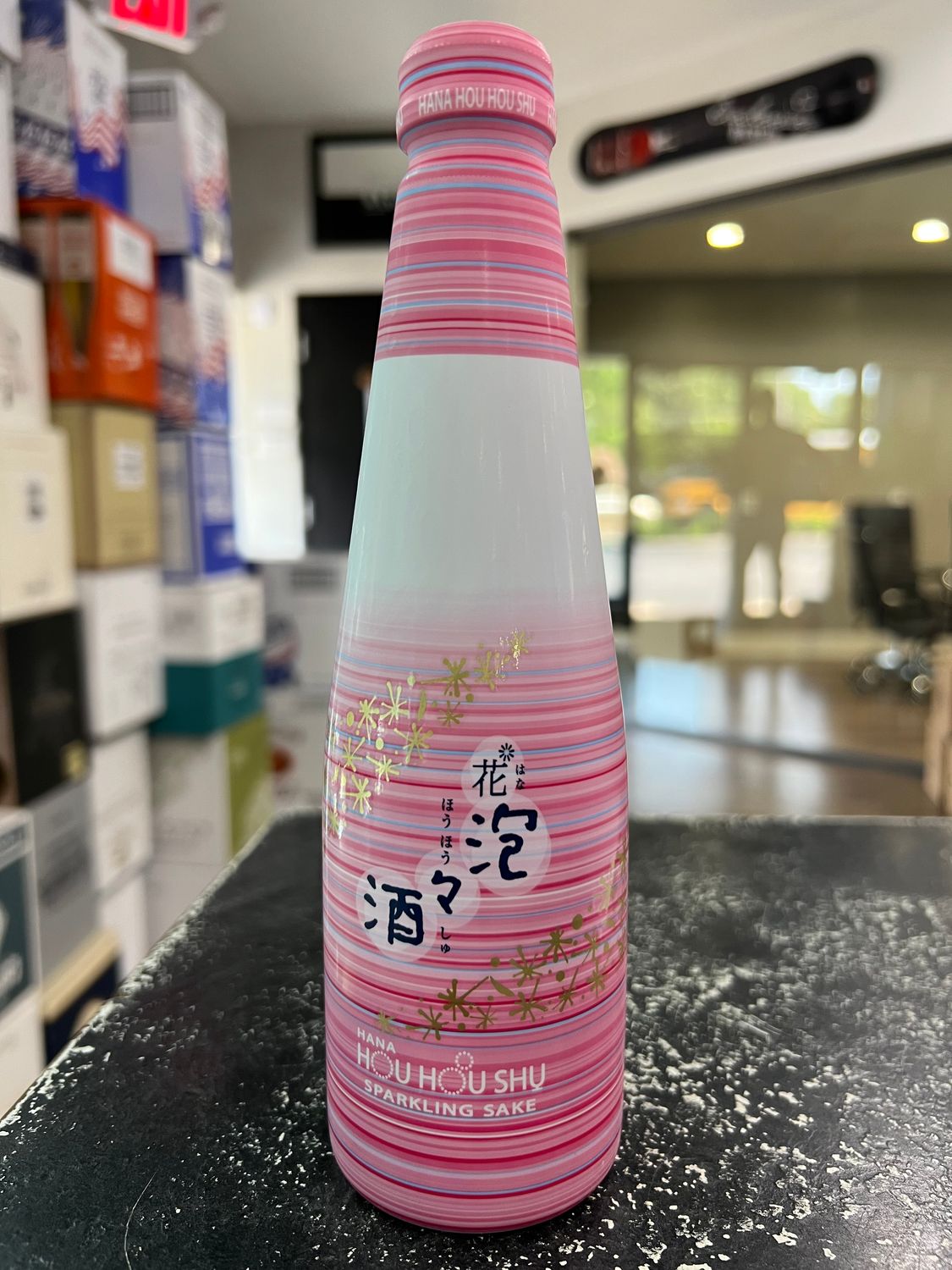 HOU HOU SHU SAKE SPARKLING PINK, 300ML