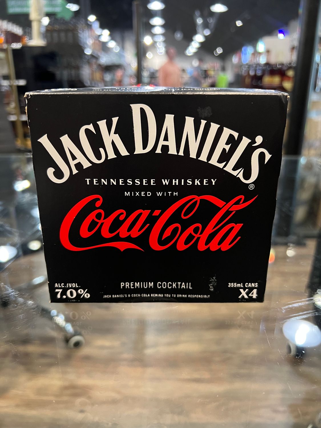 JACK DANIEL’S AND COKE RTS, 4PK