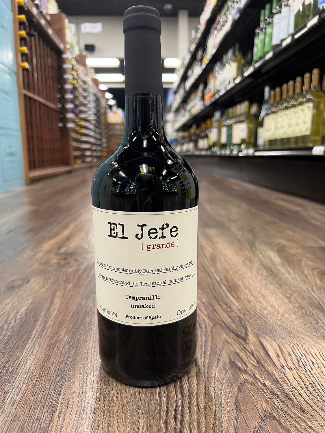 EL JEFE RED GRANDE UNOAKED TEMPRANILLO, 1L