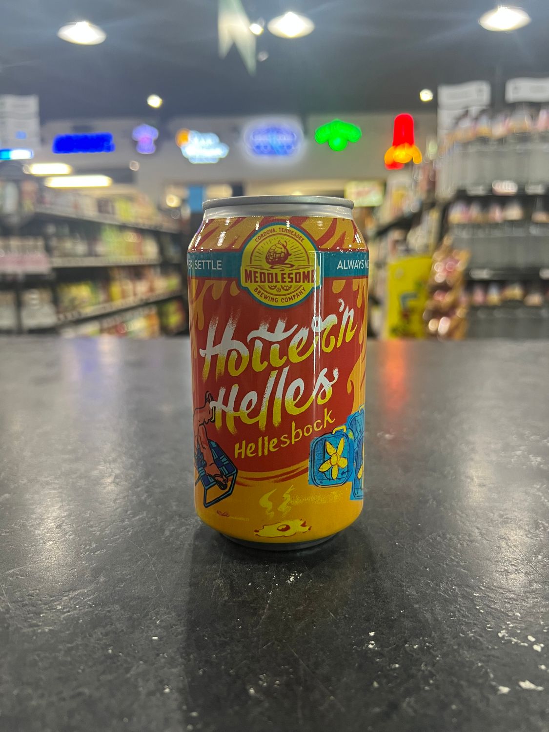 MEDDLESOME HOTTER N’ HELLES HELLES BOCK, 12OZ CAN