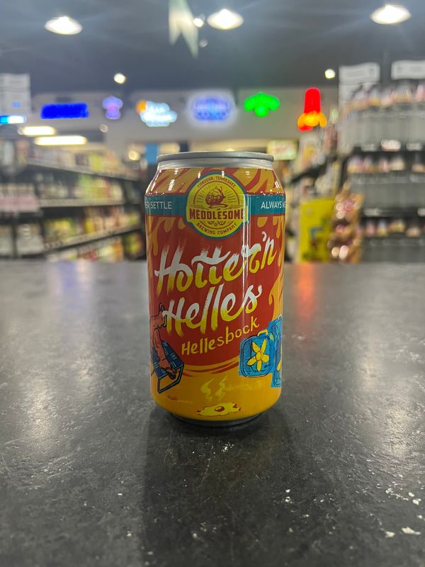 MEDDLESOME HOTTER N’ HELLES HELLES BOCK, 12OZ CAN