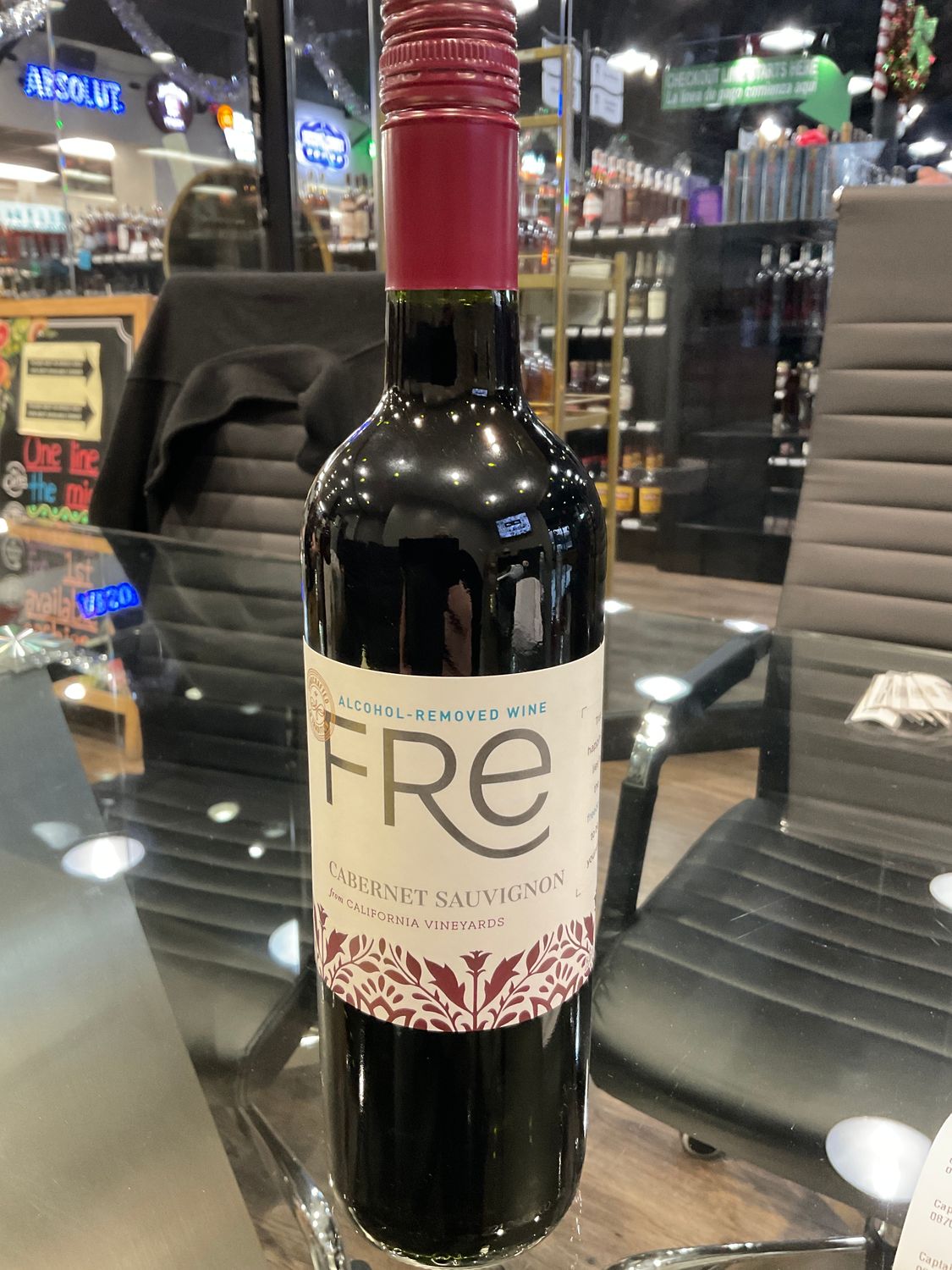 SUTTER HOME FRE CABERNET SAUVIGNON, 750ML