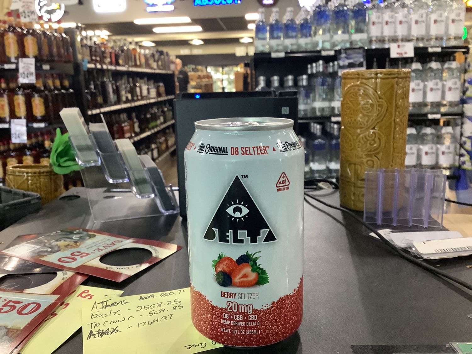 DELTA 8 BERRY SELTZER 12OZ CAN