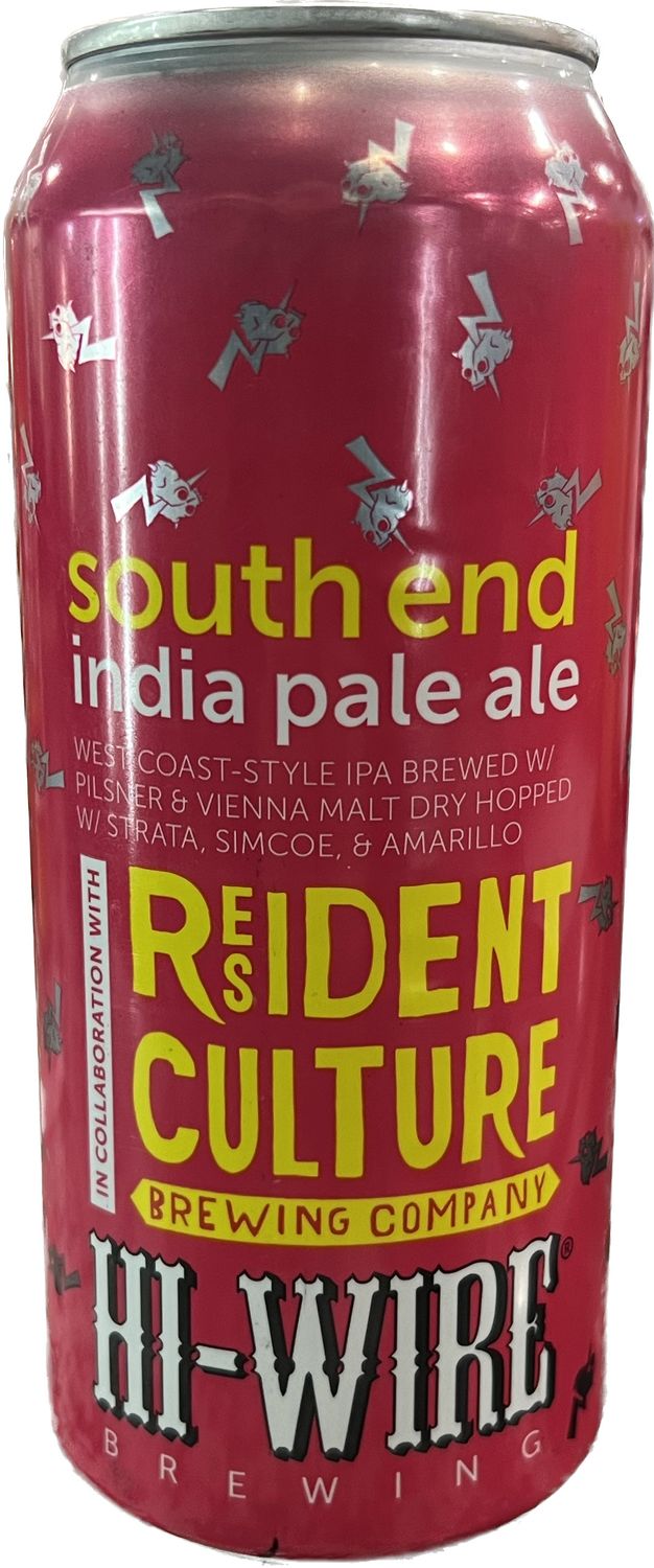 HI-WIRE COLLABORATION SOUTH END IPA, 16OZ SINGLE