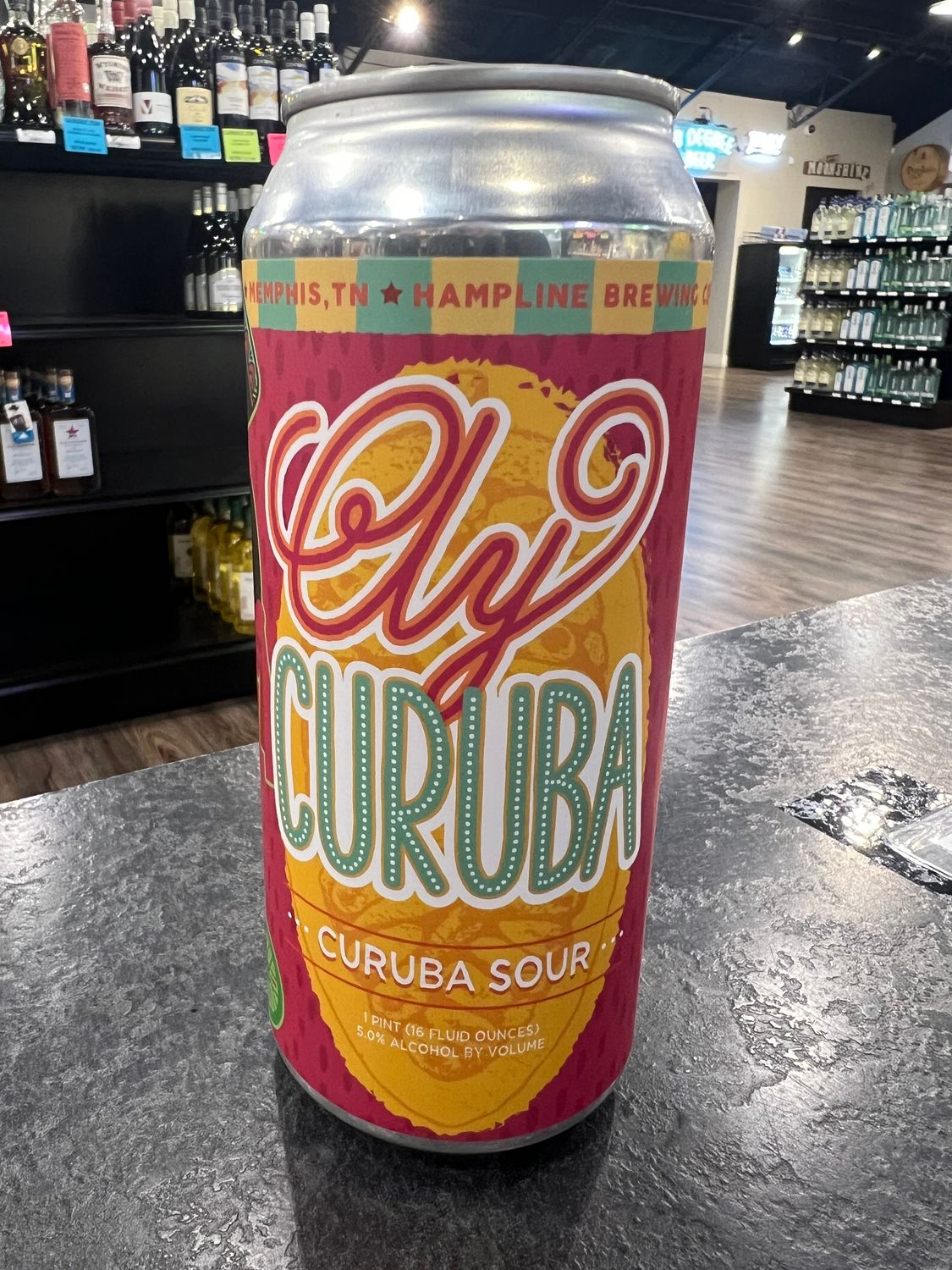 HAMPLINE AY CURUBA PASSIONFRUIT SOUR GOSE, 16OZ