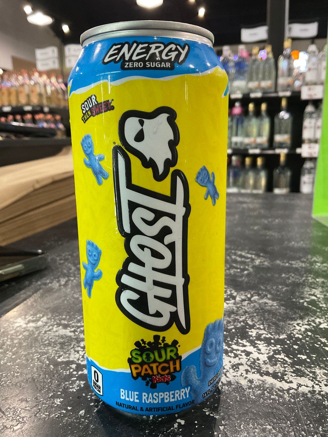 GHOST SOUR PATCH BLUE RASPBERRY, 16OZ