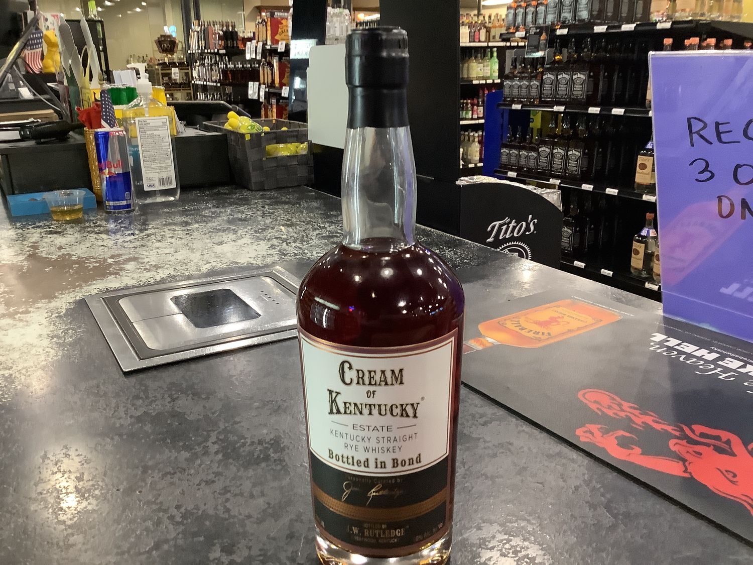 CREAM OF KENTUCKY RYE WHISKEY, 750 ML