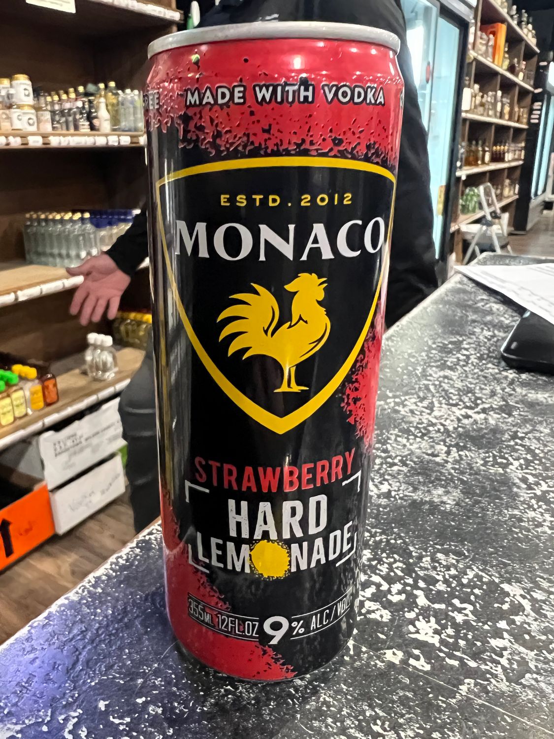 MONACO STRAWBERRY LEMONADE, 355ML
