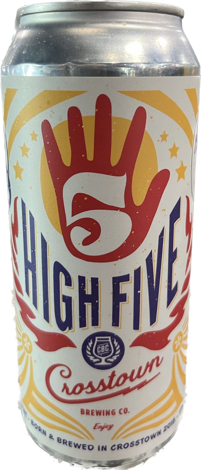 CROSSTOWN HIGH FIVE BELGIAN STYLE TRIPEL, 16OZ SINGLE