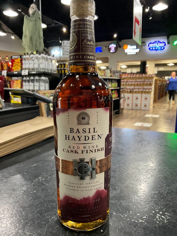 BASIL HAYDEN RED WINE CASK FINISH BOURBON, 750ML
