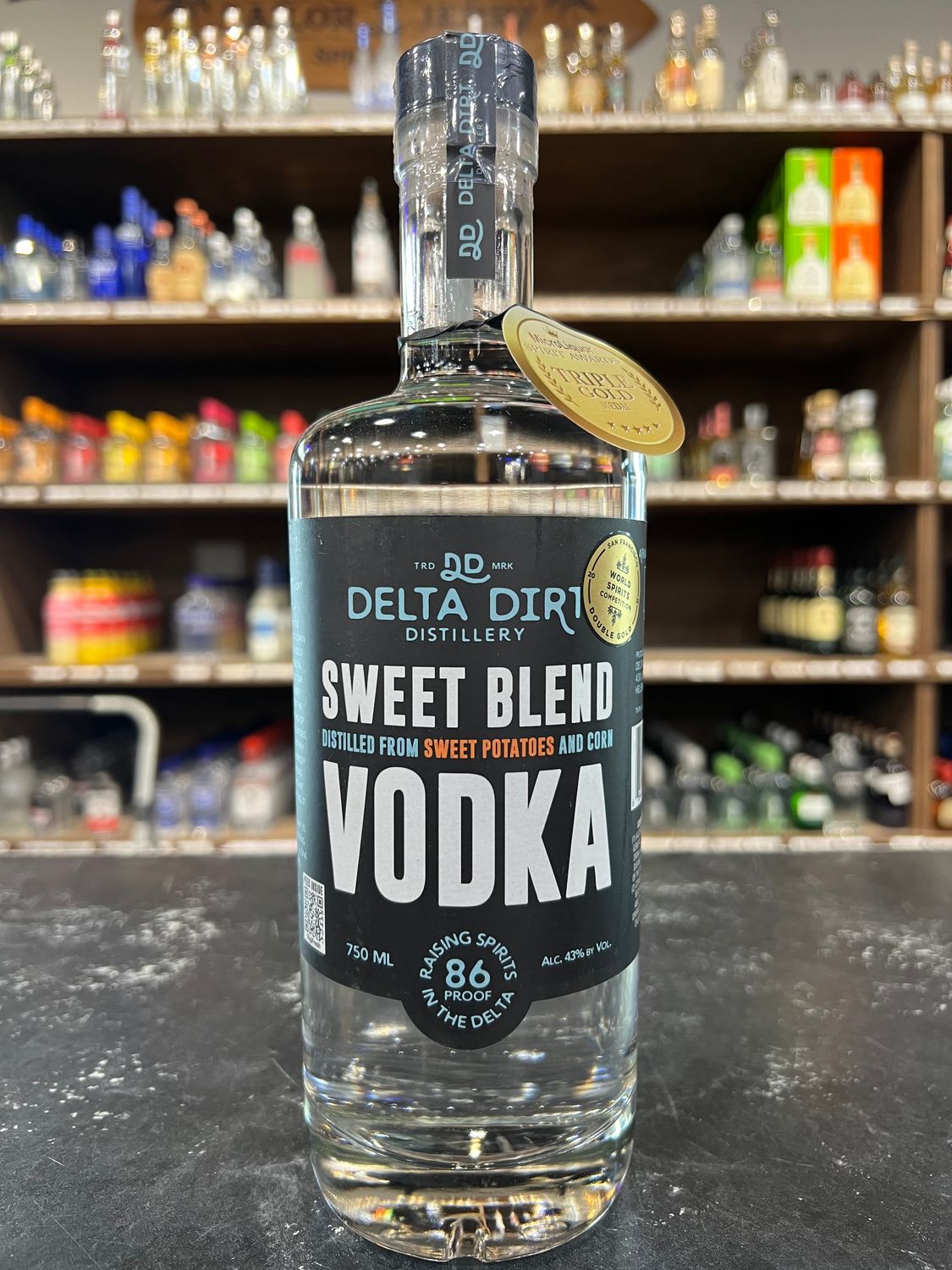 DELTA DIRT SWEET BLEND VODKA, 750ML