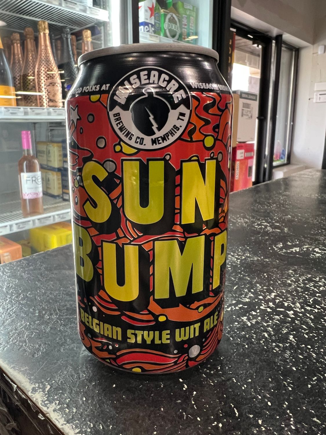 WISEACRE SUN BUMP BELGIAN STYLE WIT ALE, 12OZ