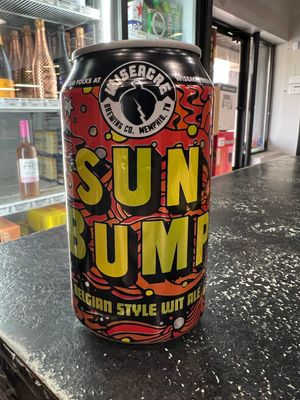 WISEACRE SUN BUMP BELGIAN STYLE WIT ALE, 12OZ CAN
