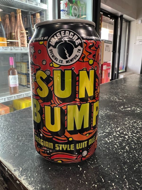 WISEACRE SUN BUMP BELGIAN STYLE WIT ALE, 12OZ