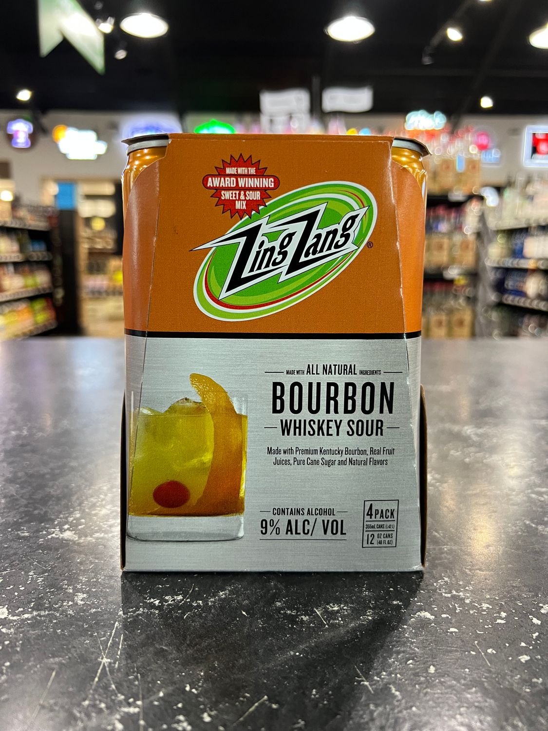 ZING ZANG WHISKEY SOUR, 4PK CAN
