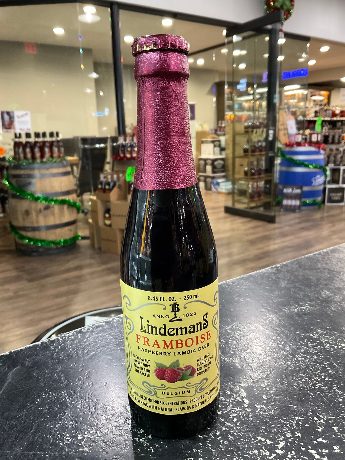 LINDEMANS FRAMBOISE LAMBIC, 8.45OZ SINGLE