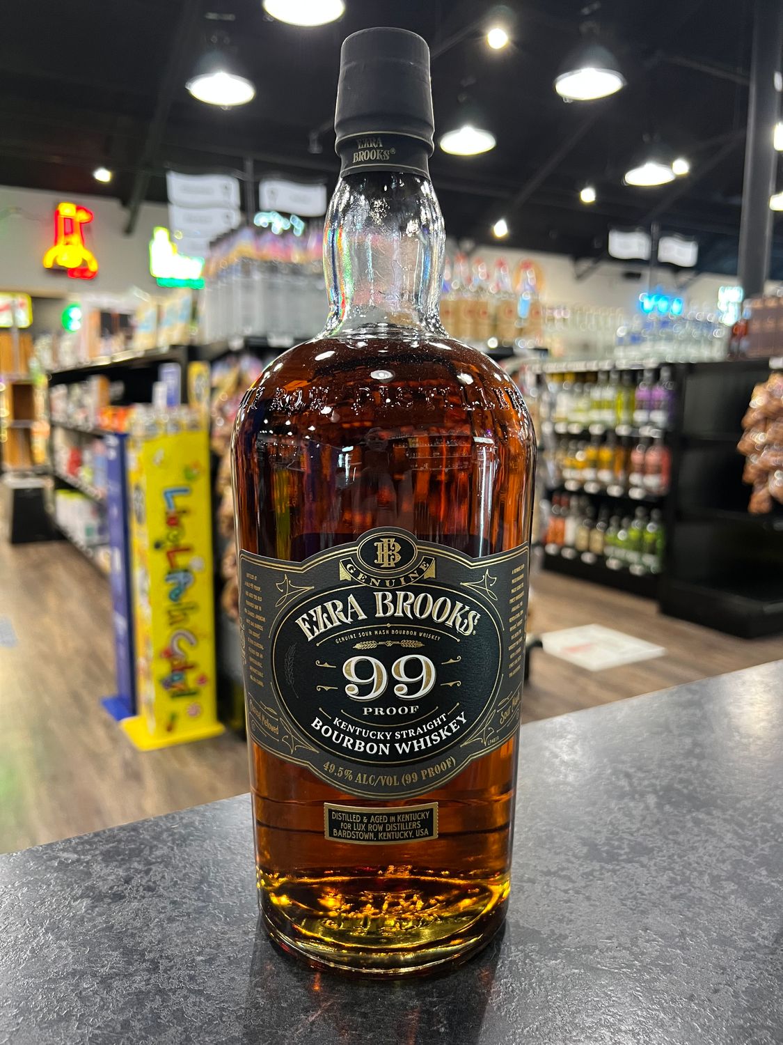 EZRA BROOKS 99 PROOF BOURBON WHISKEY, 1.75L