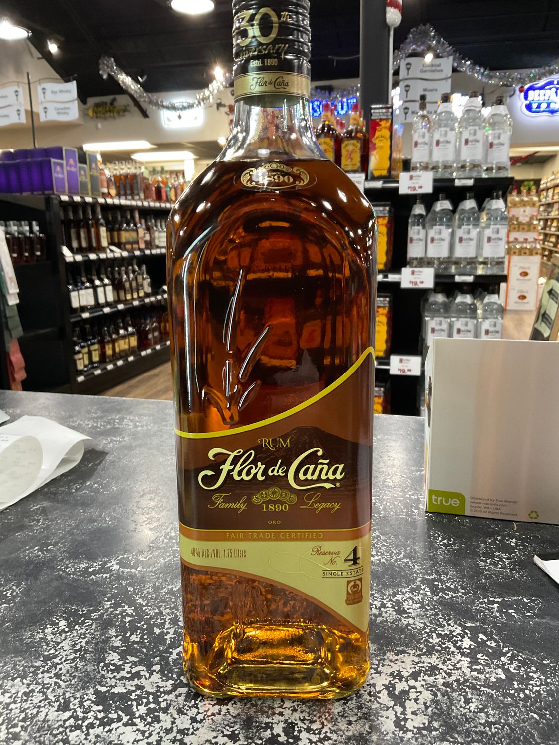 FLOR DE CANA RUM 4YR GOLD, 1.75L