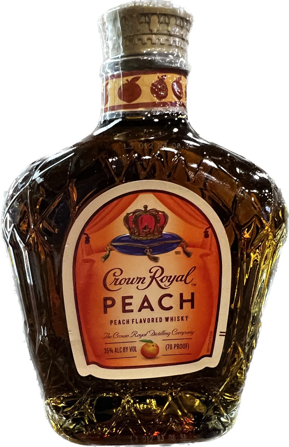 CROWN ROYAL PEACH WHISKEY, 375ML