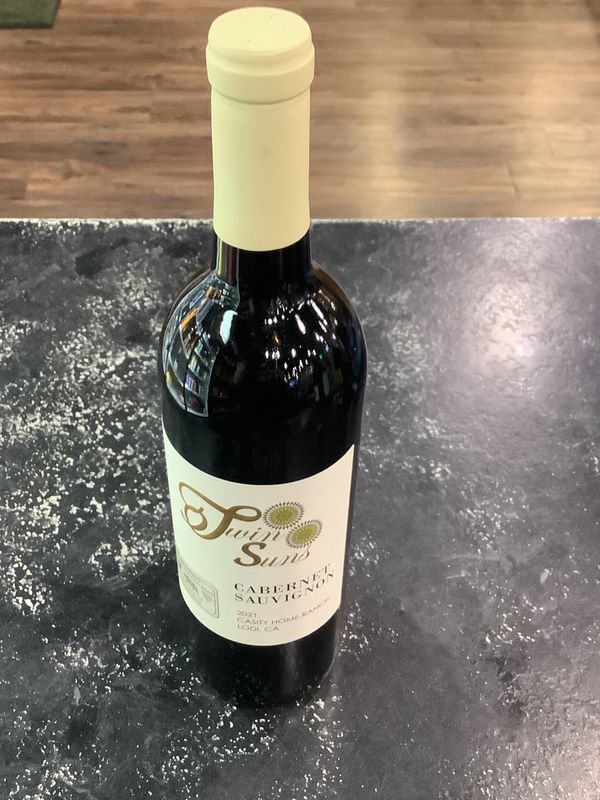 TWIN SUNS CABERNET SAUVIGNON, 750 ML