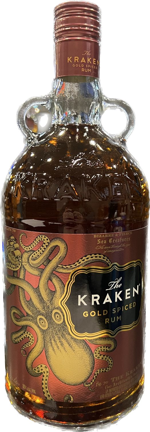 KRAKEN GOLD SPICE RUM, 1.75L