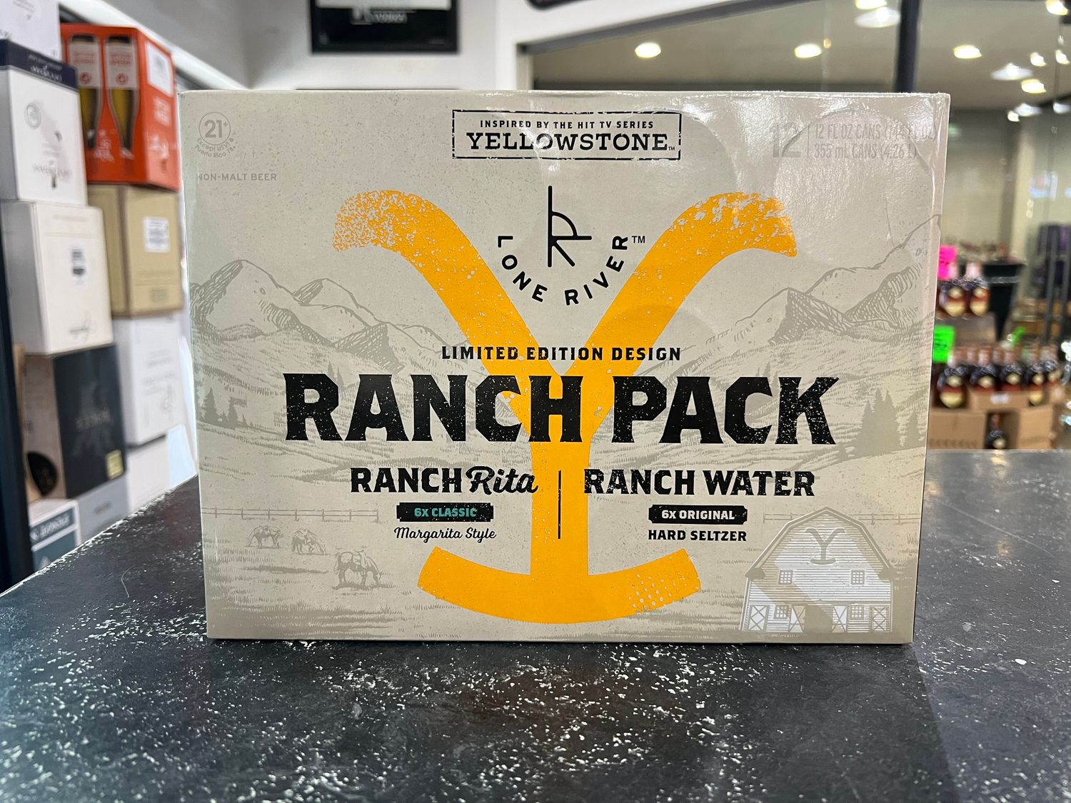 12PK, LONE RIVER RANCH WATER YELLOWSTONE VARIETY PACK