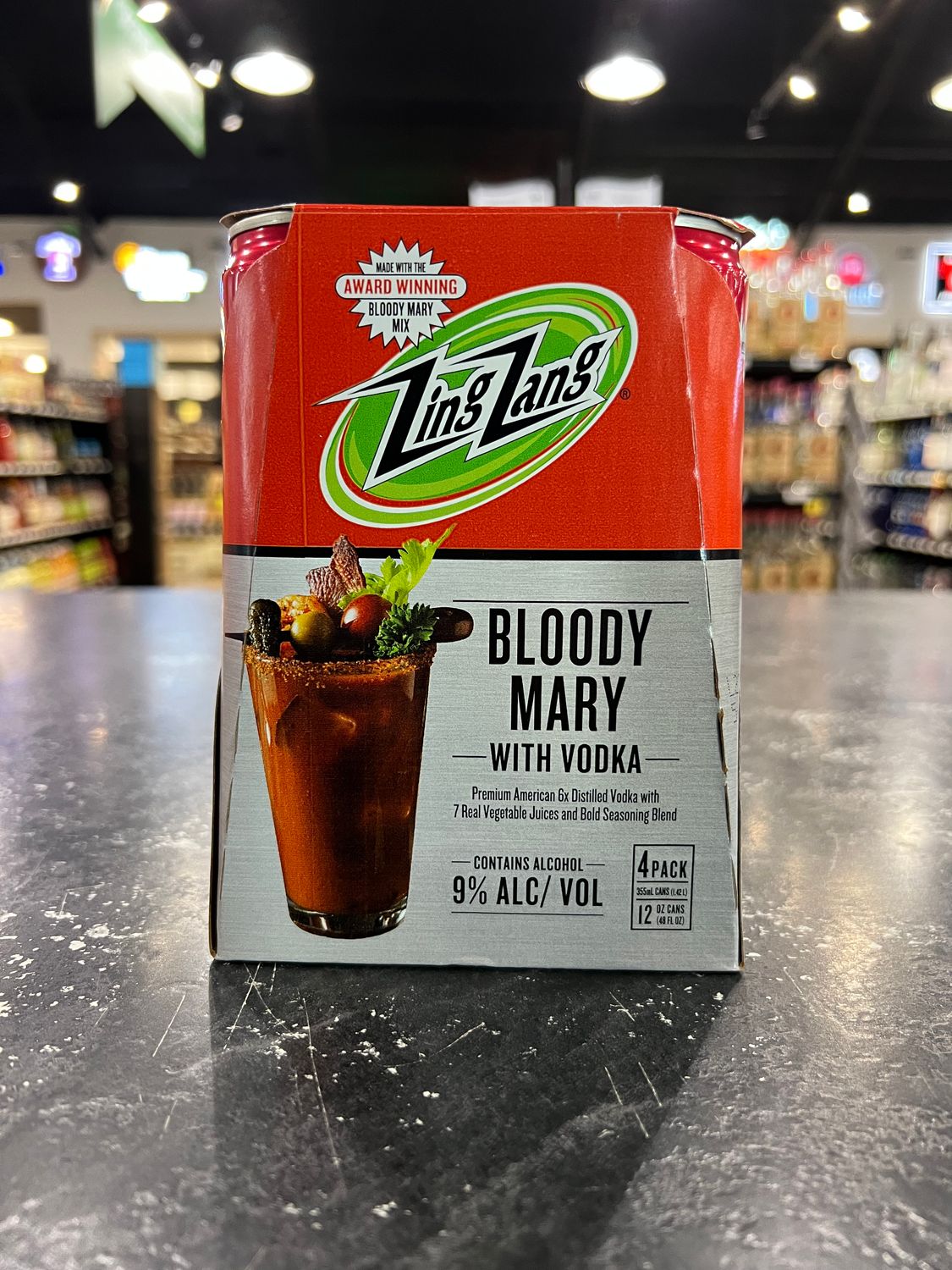 ZING ZANG BLODDY MARY, 4PK CAN
