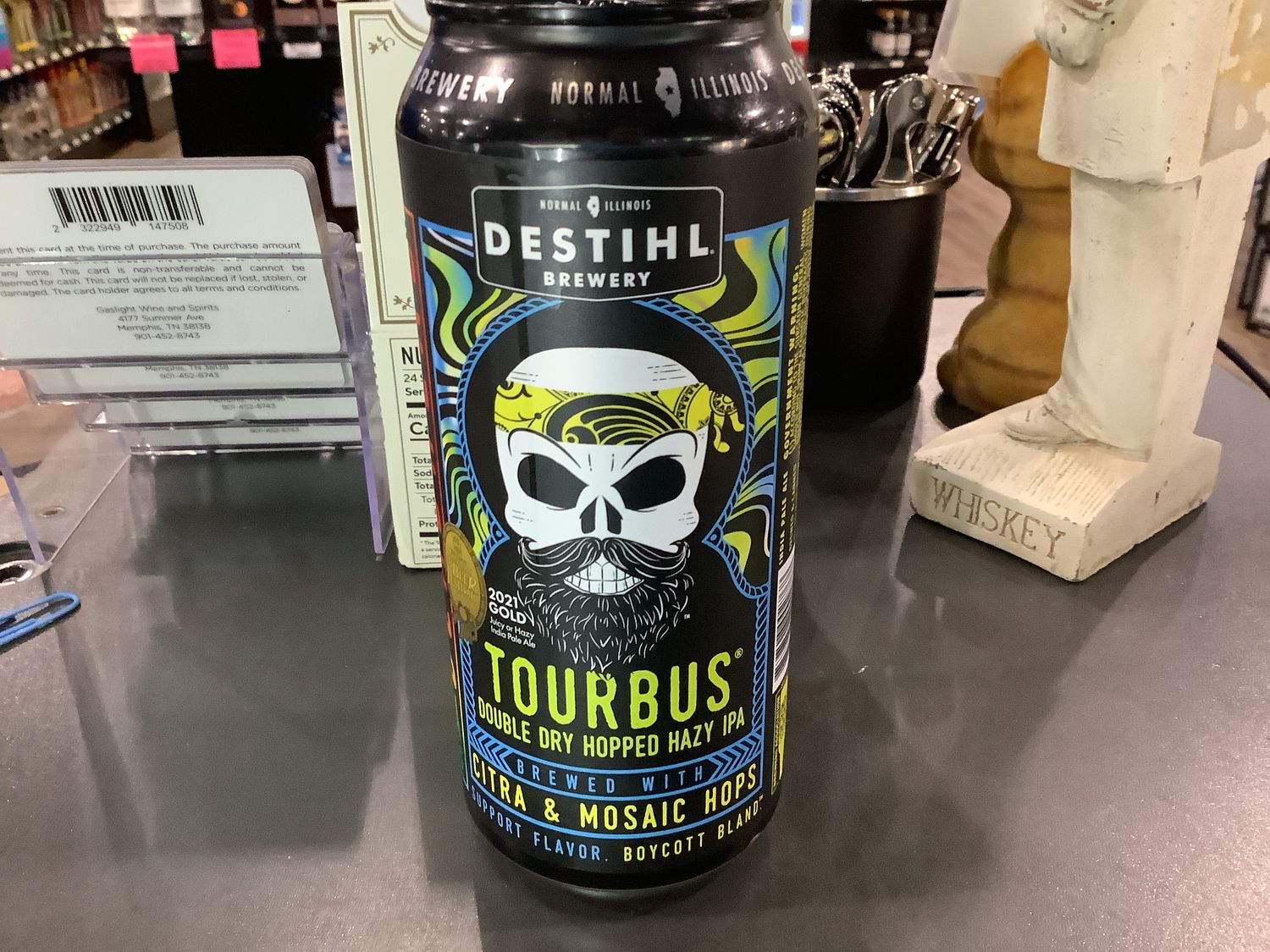 DESTIHL TOUR BUS DOUBLE DRY HOPPED HAZY IPA, 16OZ