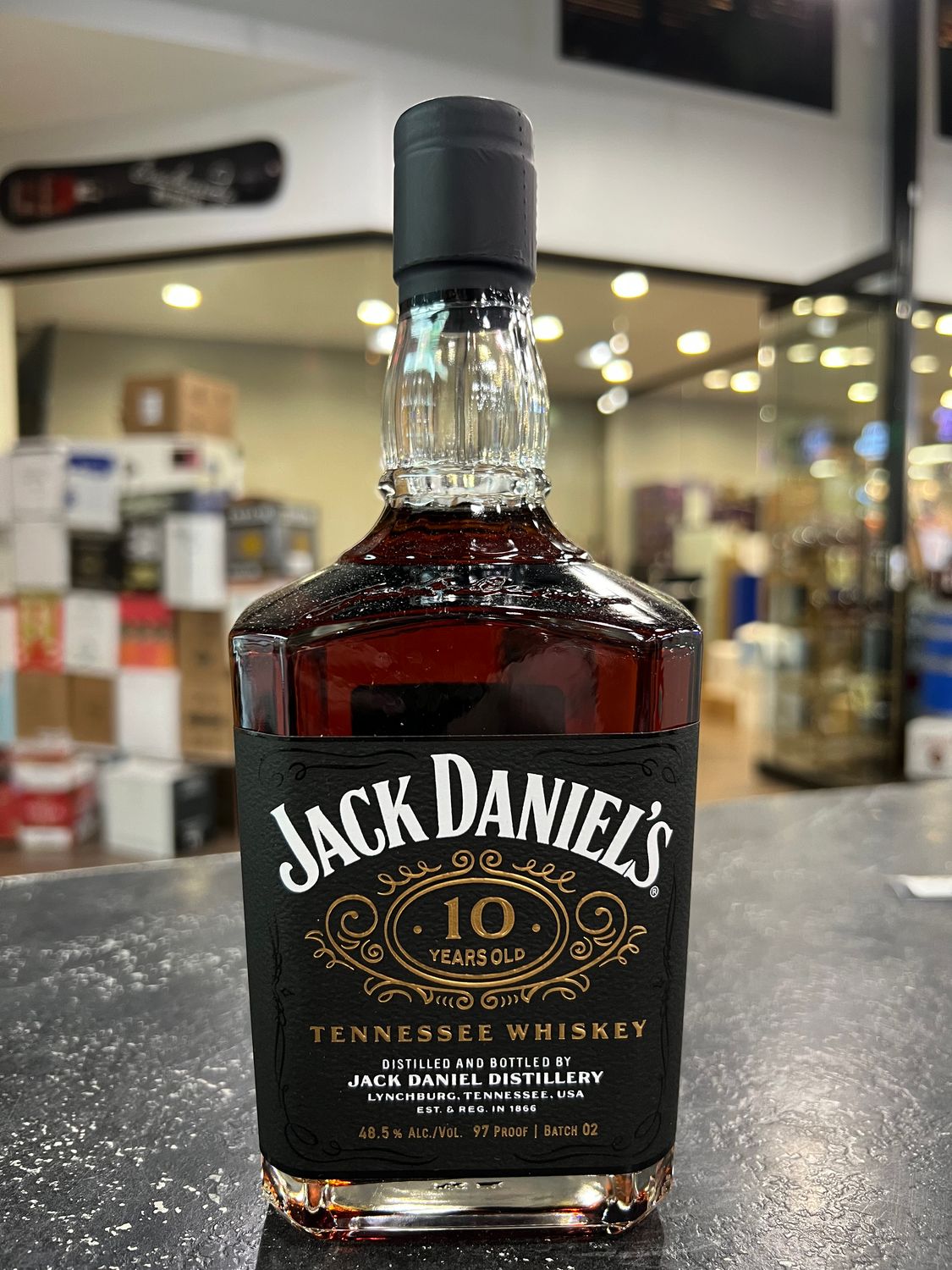 JACK DANIEL&#39;S 10YR TENNESSEE WHISKEY, 700ML