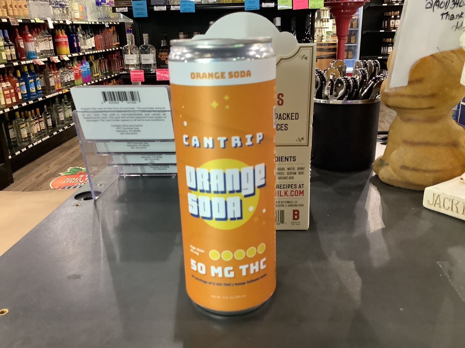 CANTRIP ORANGE SODA 50MG DELTA 9 THC 6OZ CAN